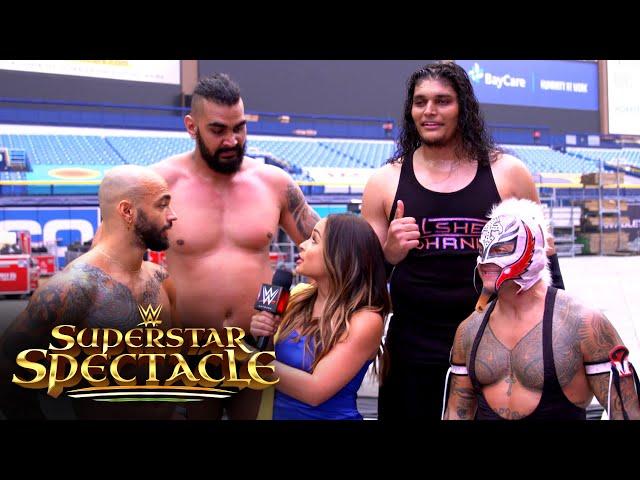 Rey, Ricochet, Dilsher Shanky & Giant Zanjeer discuss win: WWE Network Exclusive, Jan. 26, 2021