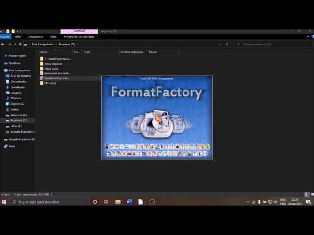 Como instalar e utilizar o Format Factory