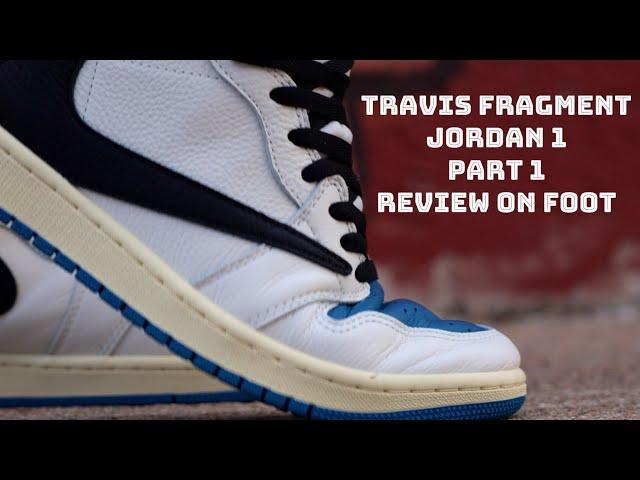 Fragment  x Travis Scott x Air Jordan 1 High OG Review On foot (Gifted) Comparison Part 1