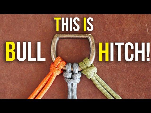 3 Paracord Hitch Knots Every Paracordist SHOULD KNOW! | Bull Hitch, Slingstone Hitch, Cow Hitch