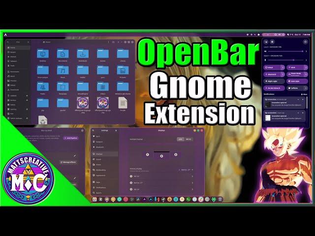 Open bar's Magic Can Transform GNOME into Your Personal Masterpiece