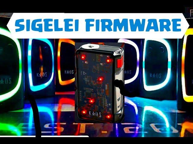 THE BEST VAPE FIRMWARE 2023!!! SIGELEI and FUCHAI