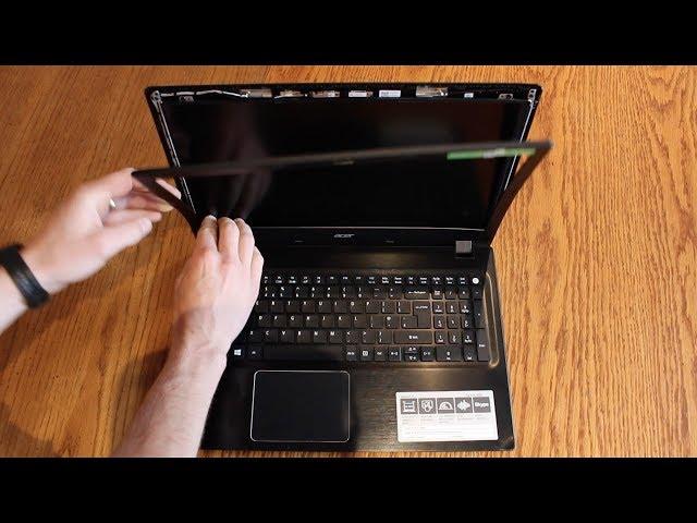 How to replace the LCD screen on an Acer Aspire laptop