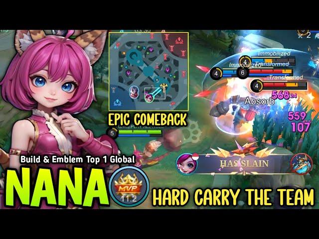 NANA PERFECT GET THE LORD 100% THE REAL EPIC COMEBACK ( ENEMY HATE ME) - BUILD TOP 1 GLOBAL NANA