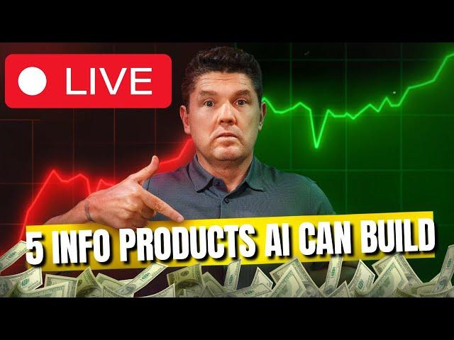 LIVE Bill McIntosh Show: How To Create a $1,000,000 Info Product With AI as a Beginner