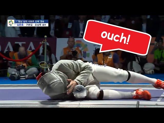 Kim Gets Punched: An Example of Refereeing Inconsistency in Fencing