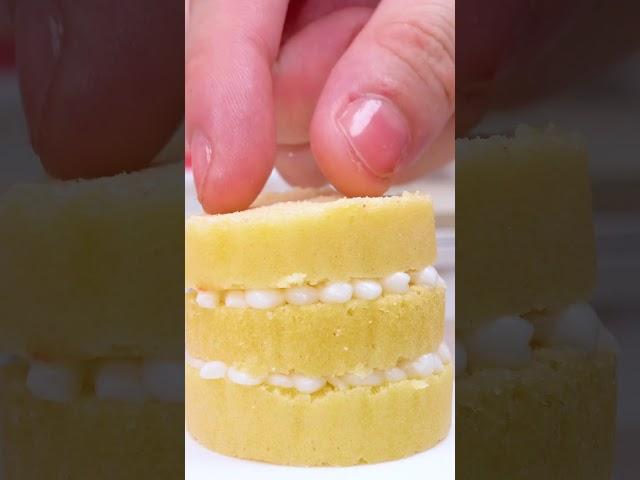  Satisfying Miniature Rainbow Cake Decorating #Yumupminiature