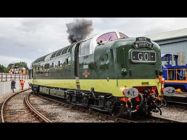 Deltic D9015 Tulyar's First Public Start Up in 27 Years!