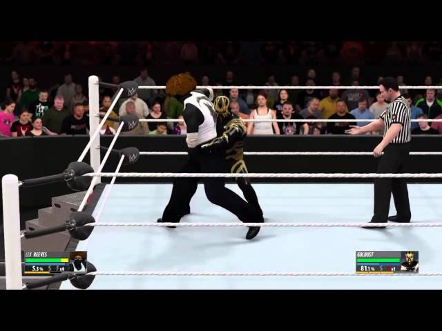 WWE 2k16 Mr Career Mode: Goldust attacks