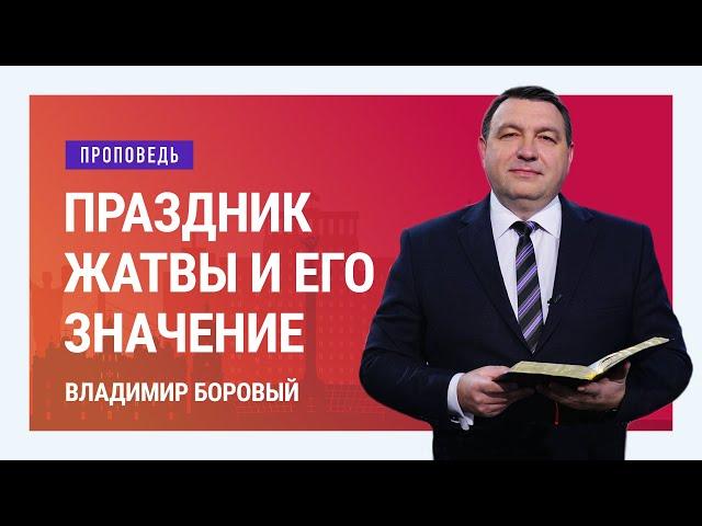 Праздник жатвы и его значение. Владимир Боровый | Проповеди