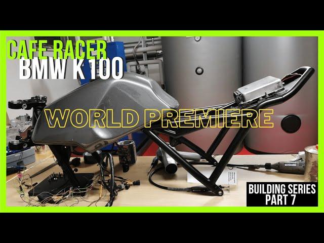 Ep. 7: Building a unique frame-design (1st in the world) [BMW K100 cafe racer]