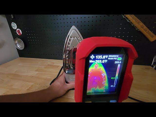 Testing This Clothes Iron With A Thermal Imaging Camera
