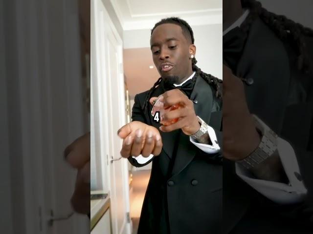 Kai Cenat Shows Proper Way To Apply Cologne For American Music Awards 