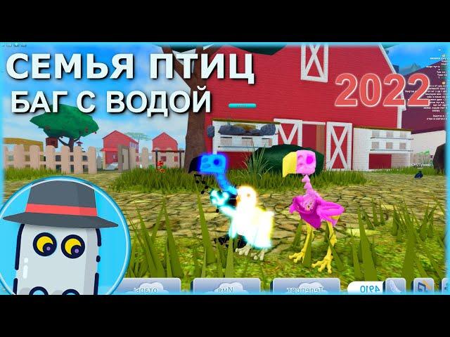 ПОКАЗЫВАЕМ БАГ С ВОДОЙСКЕЛЕТЯСТРЕБСЕМЬЯ ПТИЦРОБЛОКСSKELETON, HAWK, BUGFEATHER FAMILY ROBLOX