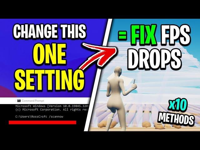 Fix Fortnite FPS Drops & Stutters - Best Methods!