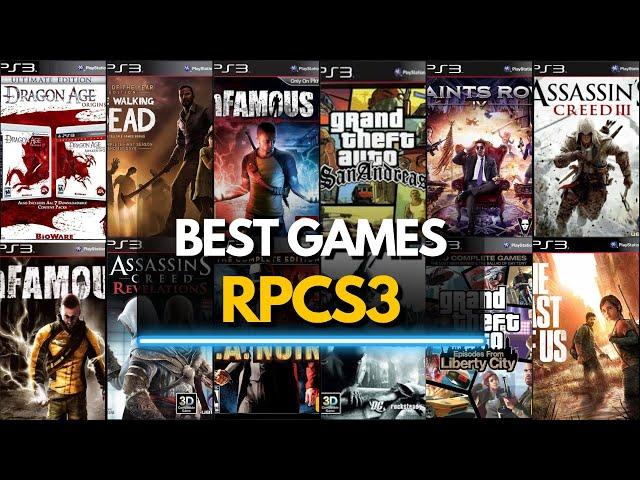 TOP 50 RPCS3 EMULATOR PLAYABLE GAMES 2024 (PS3 GAMES)