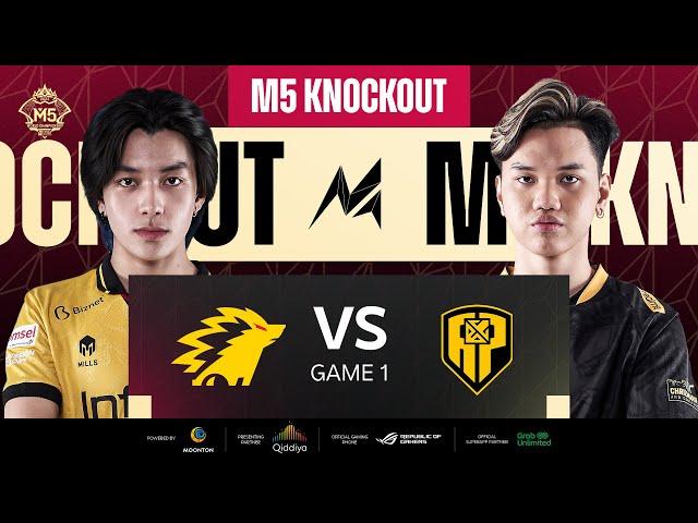 [ID] M5 Knockout Stage Hari 6 | ONIC VS AP BREN | GAME 1