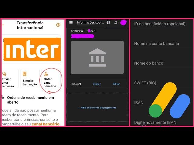 Receber pelo banco Inter o Pagamento do YouTube + Como Cadastrar Conta no AdSense - Annie Guedez