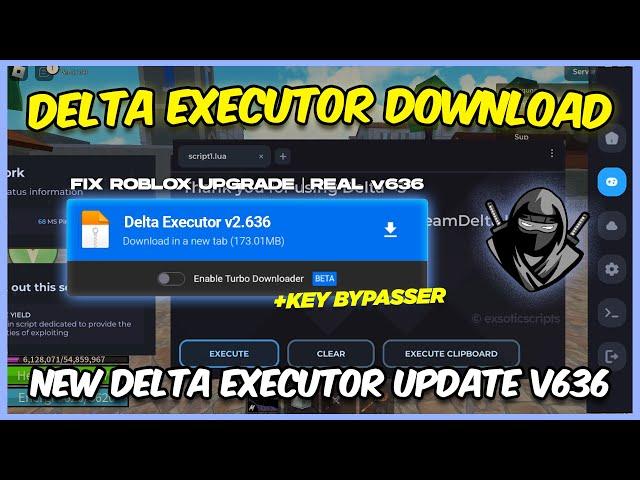 [NEW] Delta Executor Mobile Update V636 | Best Roblox Executor (Mobile & Emulator)