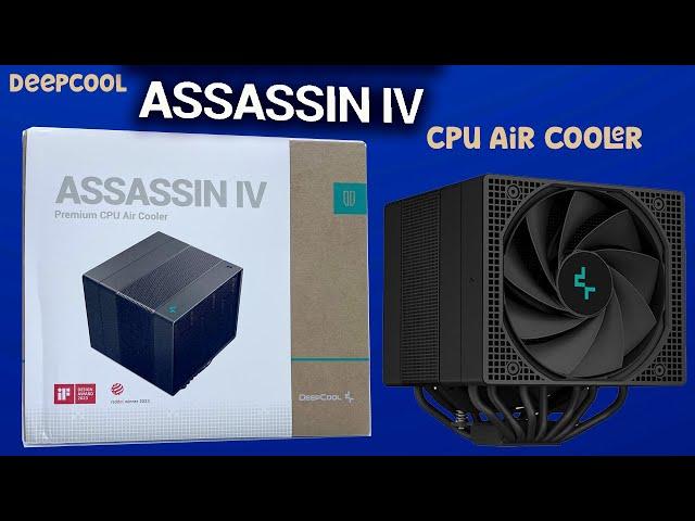 DEEP COOL ASSASSIN IV CPU AIR COOLER UNBOX INSTALL TEST