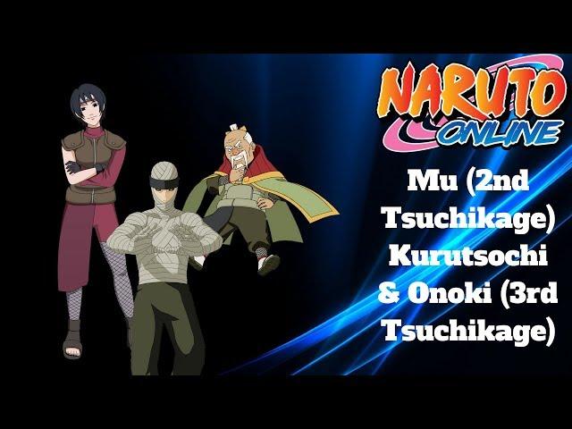 Naruto Online | Mu (2nd Tsuchikage), Kurotsuchi & Onoki (3rd Tsuchikage) Gameplay