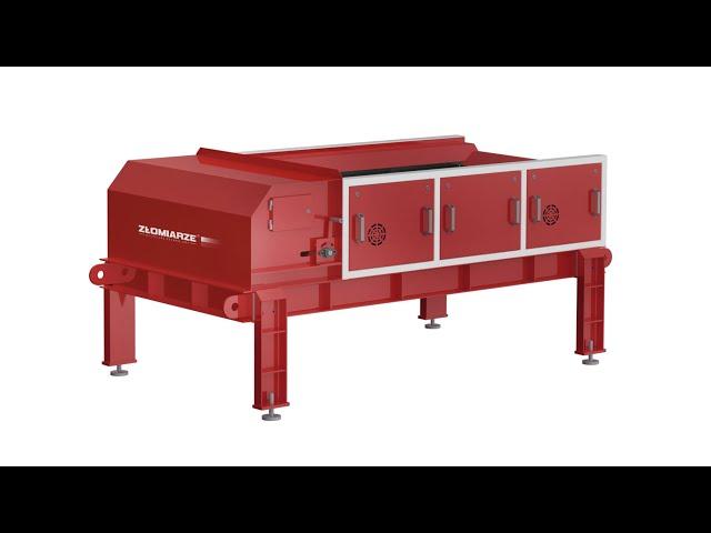 AWESOME ! Eddy Current separators from the Magnetic Series WPS-500 #shorts  #shredder #recycling