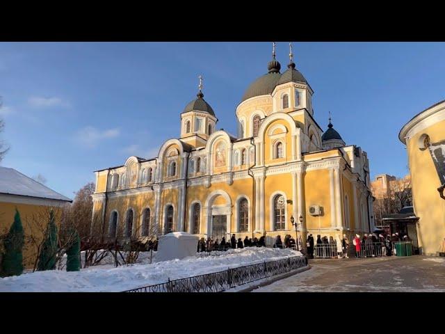 The Pokrovsky Stavropol Convent at the Pokrovskaya Zastava in Moscow