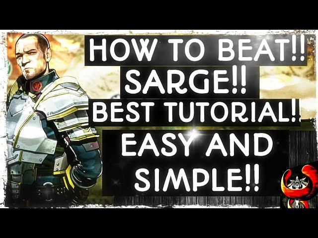 How to Beat/Defeat Sarge in Shadow Fight 3