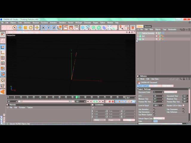 Cinema 4D Tutorial - Thinking Particles