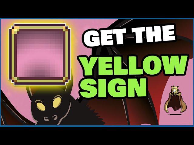 HOW TO UNLOCK THE YELLOW SIGN in Vampire Survivors 