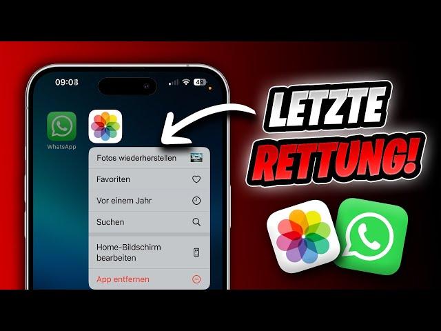 DAMIT gelöschte iPhone Fotos und WhatsApp Chats wiederherstellen ️