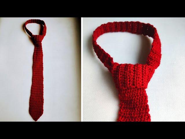 How to crochet necktie