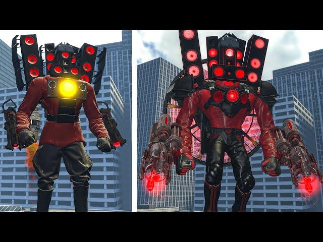 EVOLUTION OF NEW UPGRADED TITAN SPEAKERMAN "THE RED DEVIL"! - Skibidi Toilet In Garry's Mod