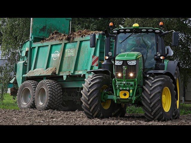 *NEW* John Deere 6250R & Tebbe in action | Muck spreading