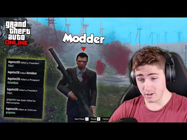 I Spectated a MODDER in GTA Online...