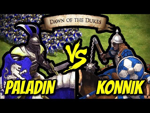 193 Paladins vs 200 Elite Konniks (Total Resources) | AoE II: Definitive Edition