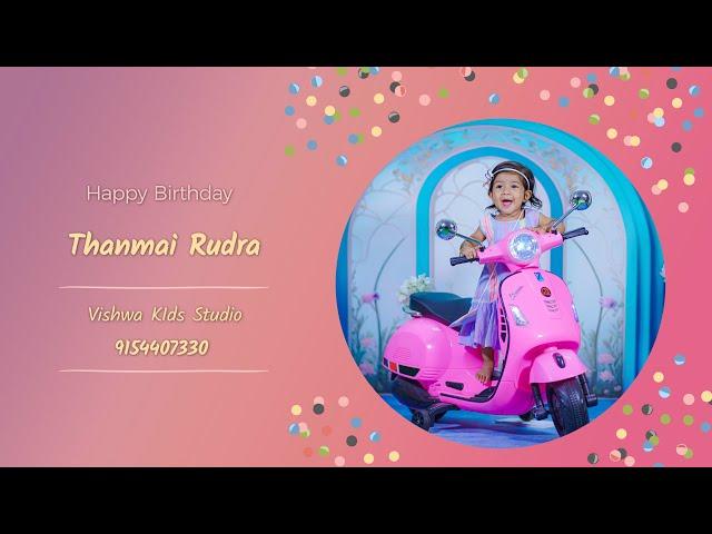 Pre Birthday Shoot || Thanmai Rudra || Vishwa Kids Studio || 4K ||