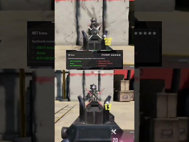 CR-56 AMAX M67 Ammo Semi Auto vs Normal Mag #callofdutymobile #codmobile #codm #gaming