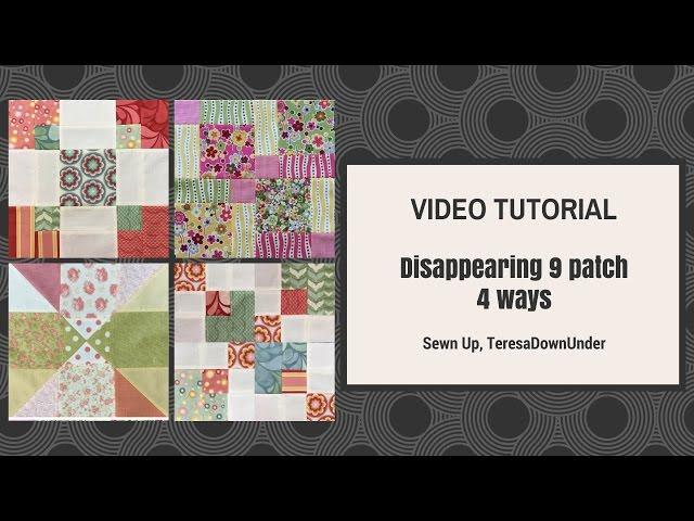 Video tutorial:  Disappearing 9-patch blocks 4 ways