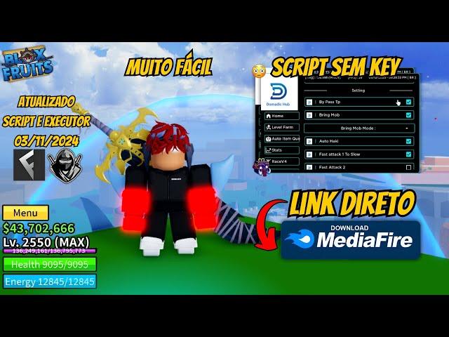 UPDATE DELTA - LINK DIRETO ️ EXECUTOR e SCRIPT Atualizado BLOX FRUITS (CELULAR e PC) Auto Farm