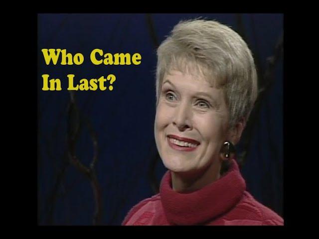 Jeanne Robertson | Who Came in Last?