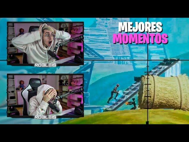 MIS MEJORES CLIPS, MOMENTOS Y RISAS EN FORTNITE 9 | Robleis