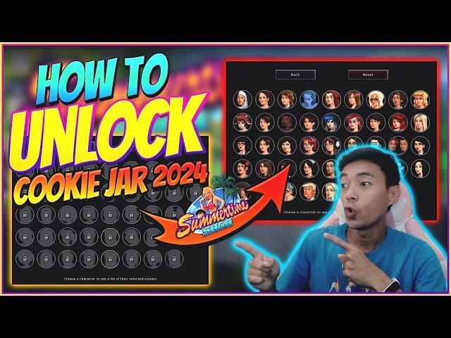 How to UNLOCK ALL COOKIE JAR in Summertime Saga 2024 NEW VERSION!