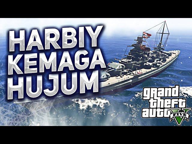 HARBIY KEMAGA HUJUM/ GTA 5 RP RADMIR /UZBEKCHA LETSPLAY