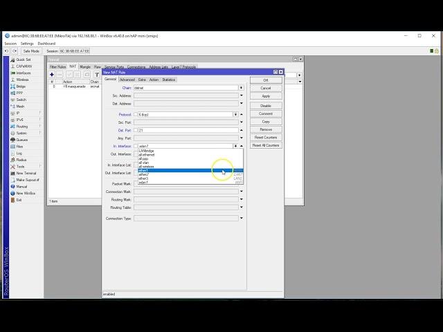 Setting up MikroTik for SOHO - Port Forwarding and Firewall Chains