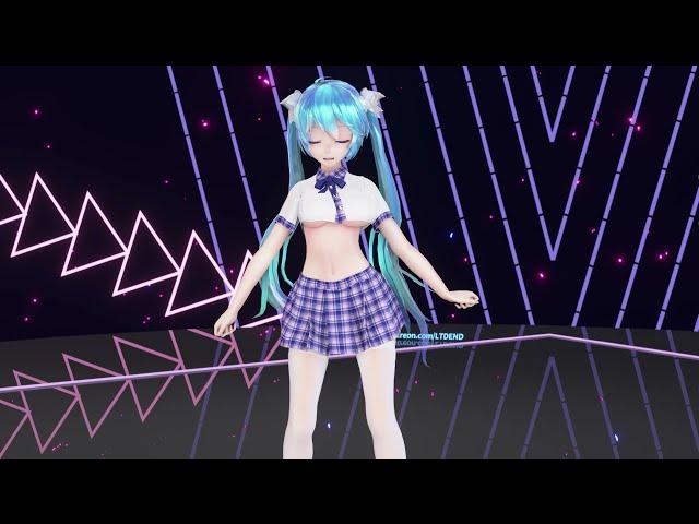 【MMD MIKU】AOA  Еxcuse me