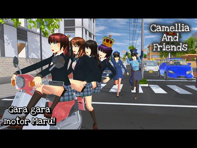 Camellia And Friends [Gara Gara Sepeda Motor!] || SAKURA SCHOOL SIMULATOR DRAMA