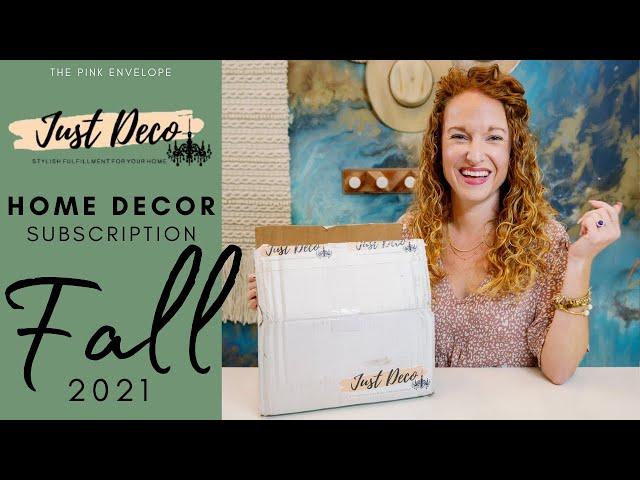 Just Deco Fall 2021 Unboxing, Review & Fall Decorate with Me