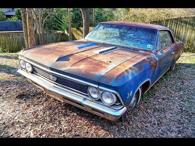 Backyard Barn Find: 1966 Chevelle SS 396, Sunk 35 years, We Dig Out, Buy, And Start