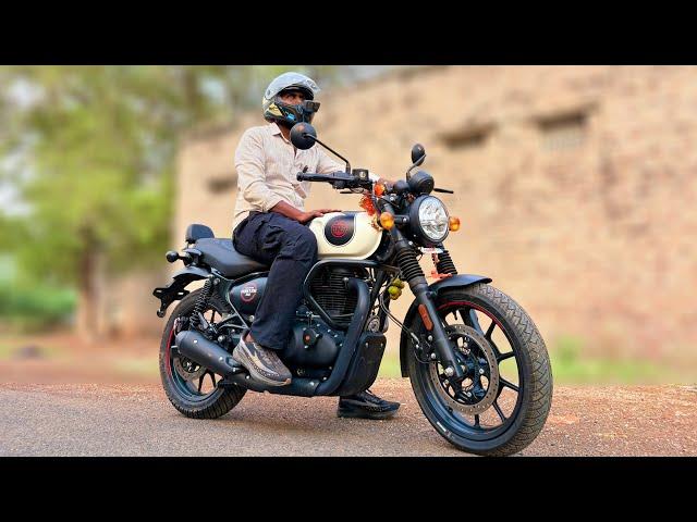 Royal Enfield Hunter 350 First Service Completed Ride Review in Telugu